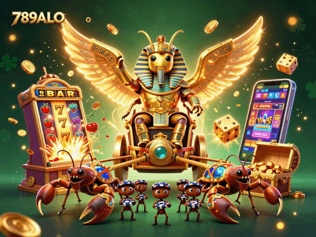 Experience the thrill of winning at 789ALO with a vibrant casino atmosphere, featuring epic characters and gripping elements