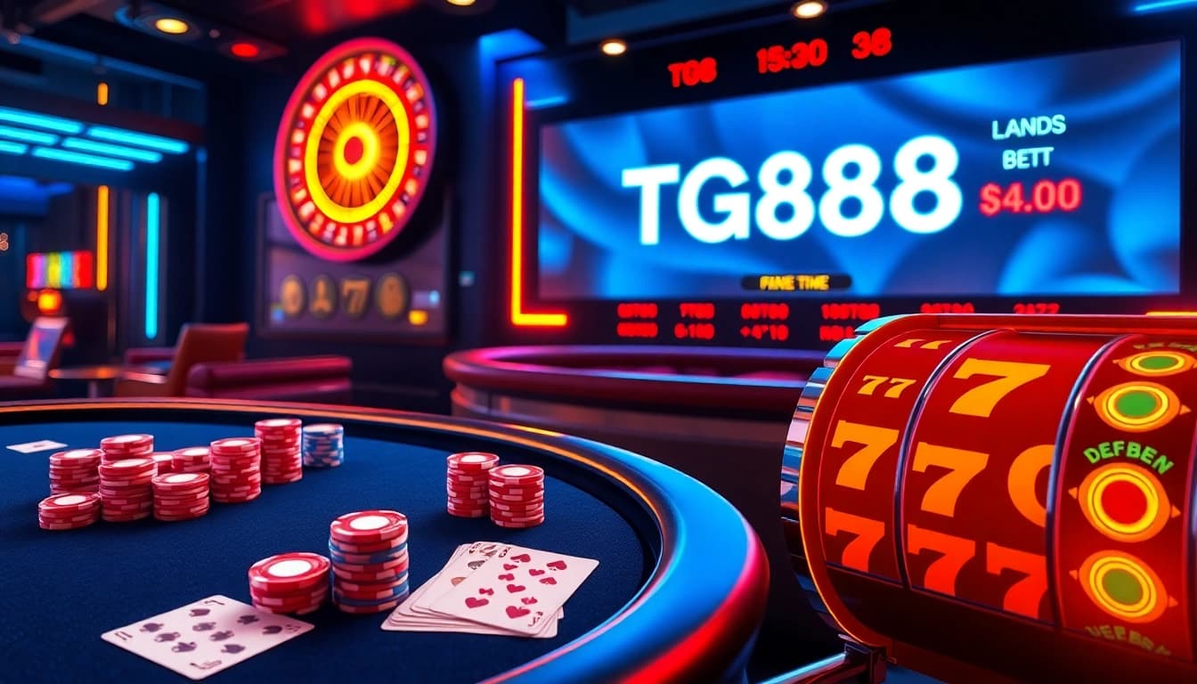 Engaged player strategically managing TG88 online poker chips and roulette bets