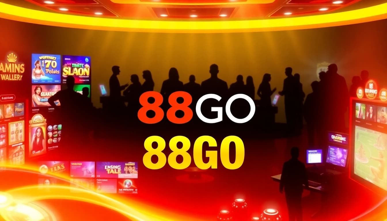 Engaging 88GO online gaming platform interface showcasing diverse games.