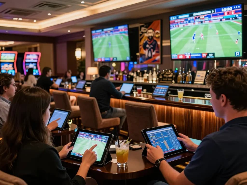 Experience the excitement of cm88 sports betting in a luxurious casino lounge setting.