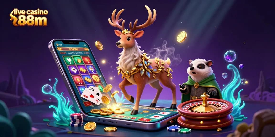 Engage in exhilarating gameplay at live casino 88m with 3D animated characters and vibrant gaming elements.