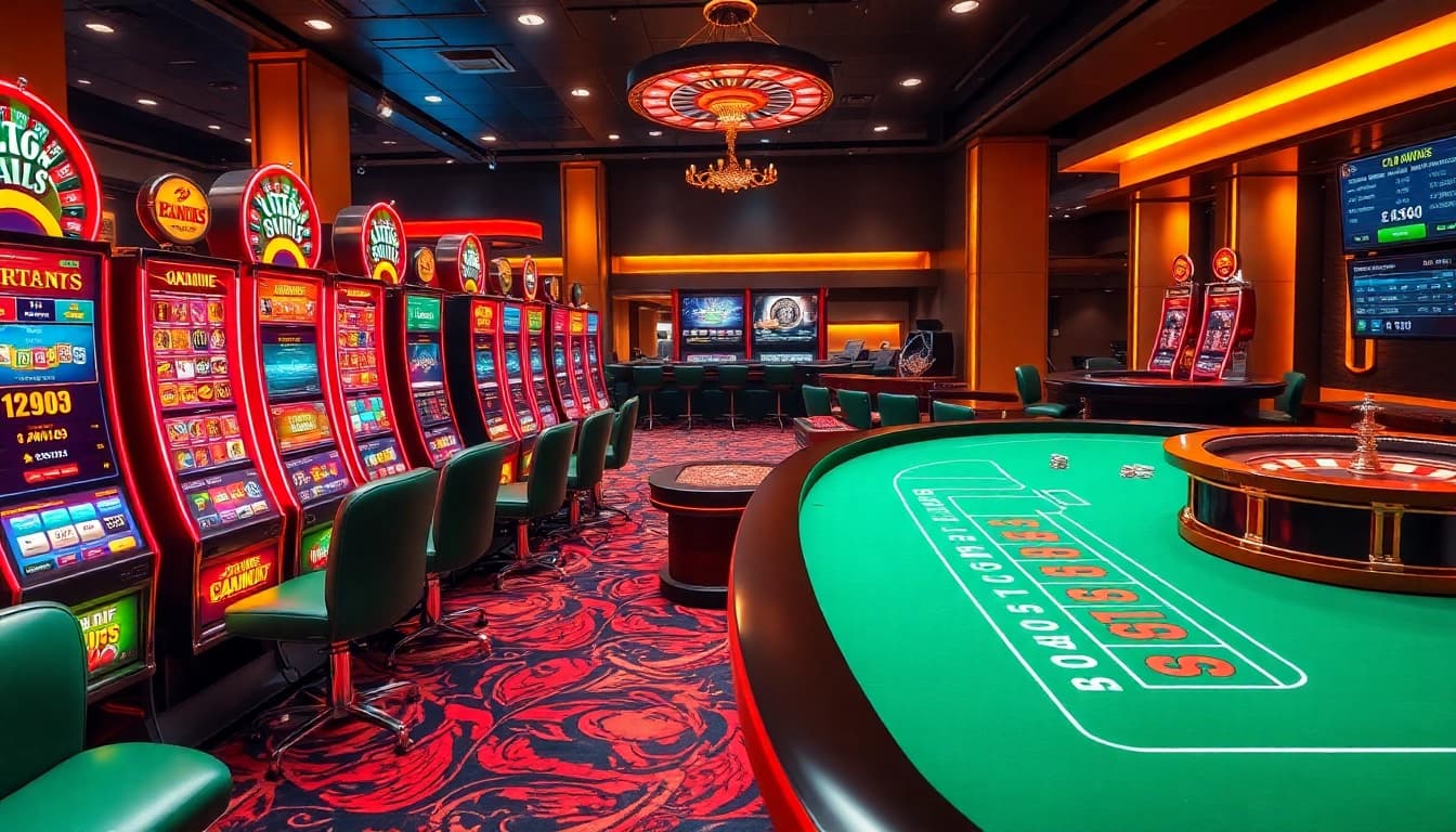 Exciting casino experience with vibrant slot machines and betting odds from https://1mm888.com/ for enthusiastic gamblers.