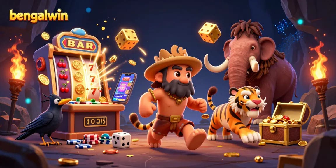 Bengalwin offers thrilling casino adventures as players spin slots and chase jackpots in a prehistoric themed setting.