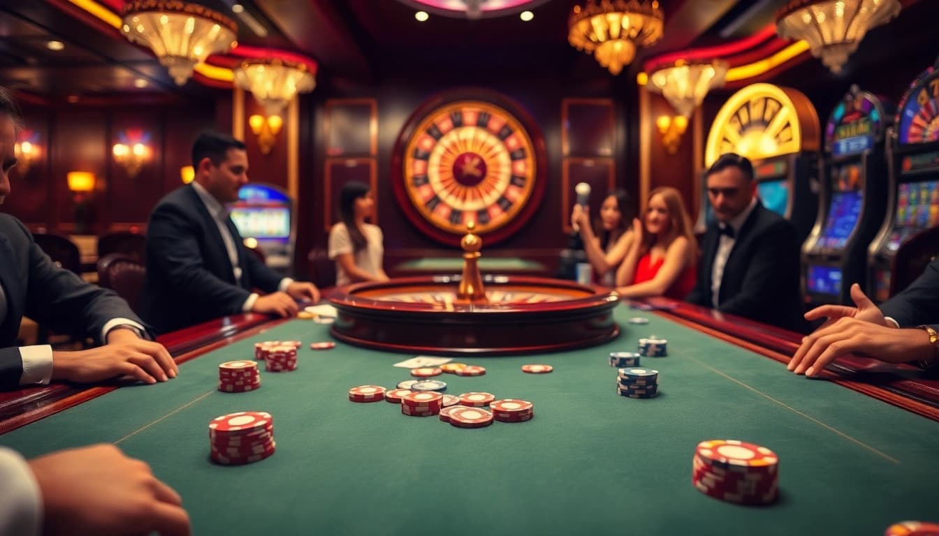 Experience thrilling poker action with fun79's strategic betting and vibrant casino atmosphere.