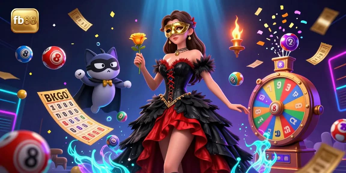 Experience thrilling gameplay at fb88 with an exciting scene of winning lottery elements and dynamic casino excitement.
