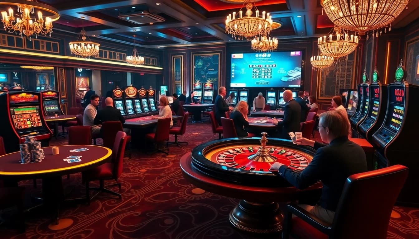 Experience thrilling gaming excitement at https://tg777.one/ with luxurious casino tables and slot machines.