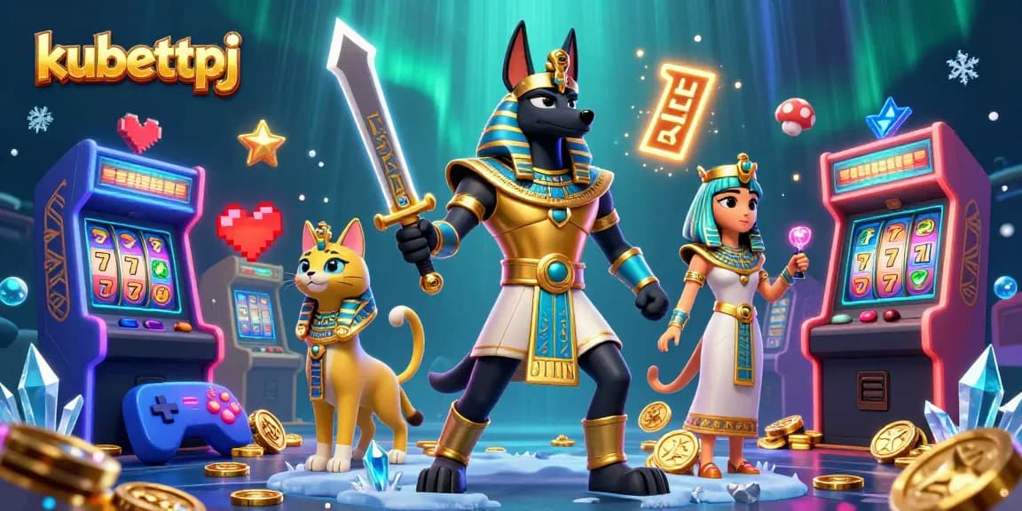 Experience thrilling gameplay with kubettpj at an exciting online casino featuring Anubis and Bastet.