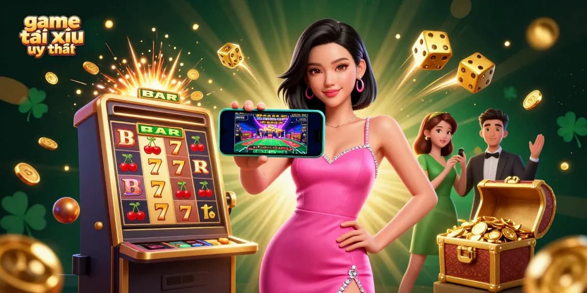 Engage in game tài xỉu uy tín as you witness thrilling online casino gameplay.
