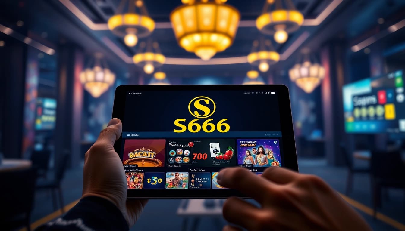 Engaging online betting interface at s666.nyc showcasing exciting casino games and secure payment options.