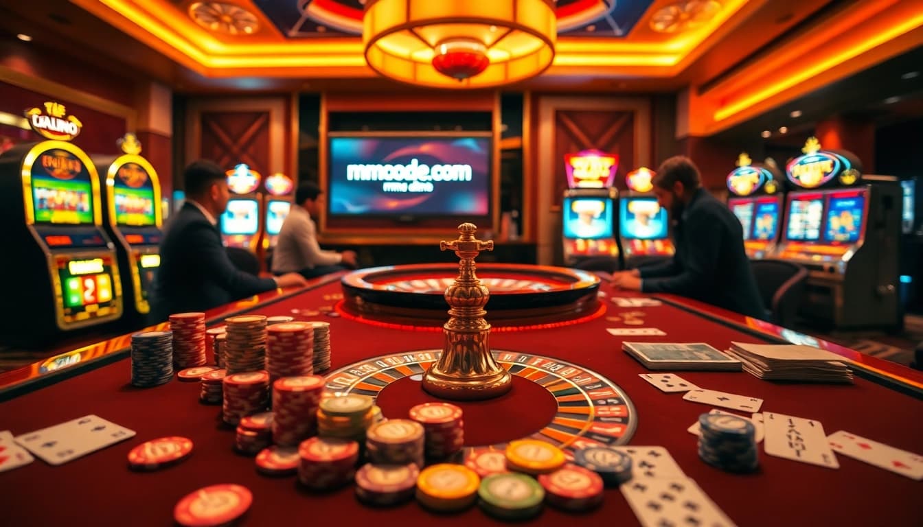 Engage in thrilling games at mmoo.de.com with vibrant casino tables and high-stakes environments.