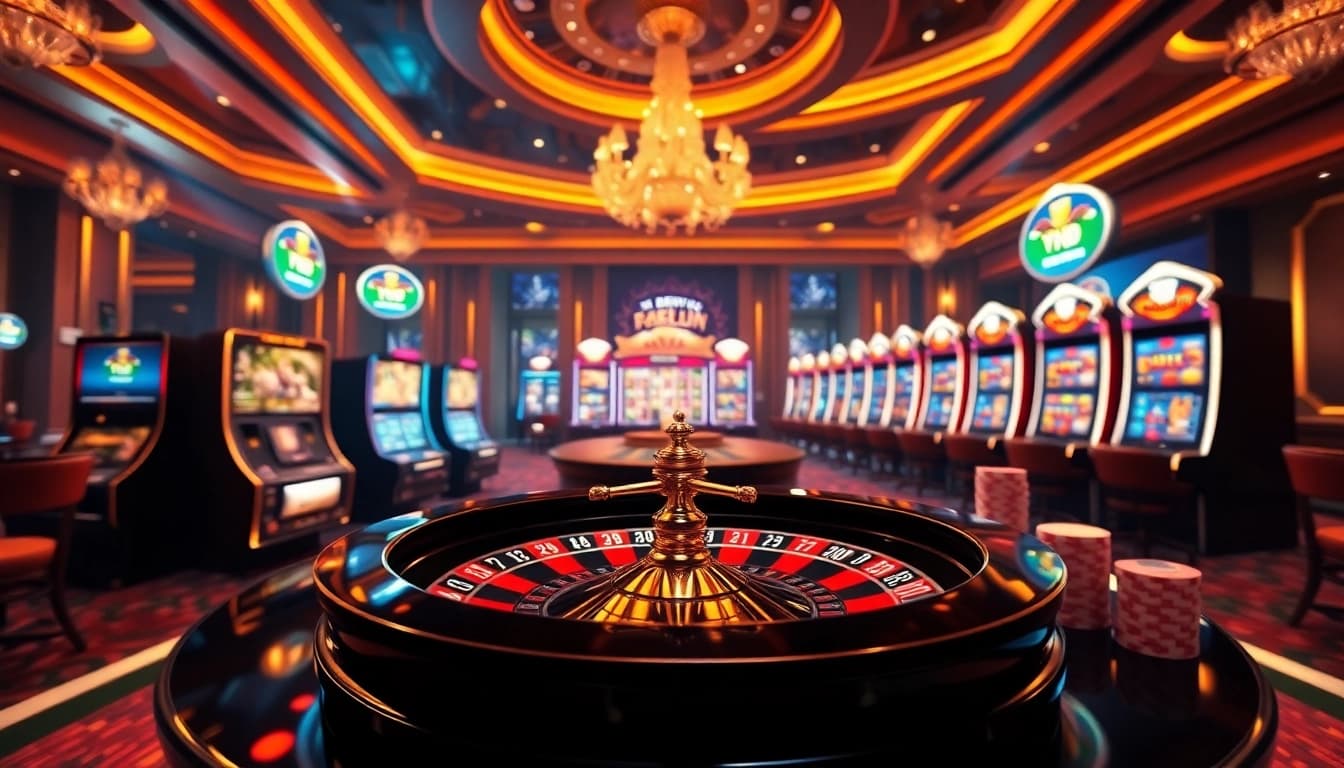 Experience the thrill of the 888VND game in a luxurious online casino environment