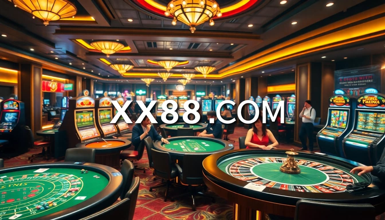 Experience the thrill of XX88 COM with vibrant casino games and players in action.