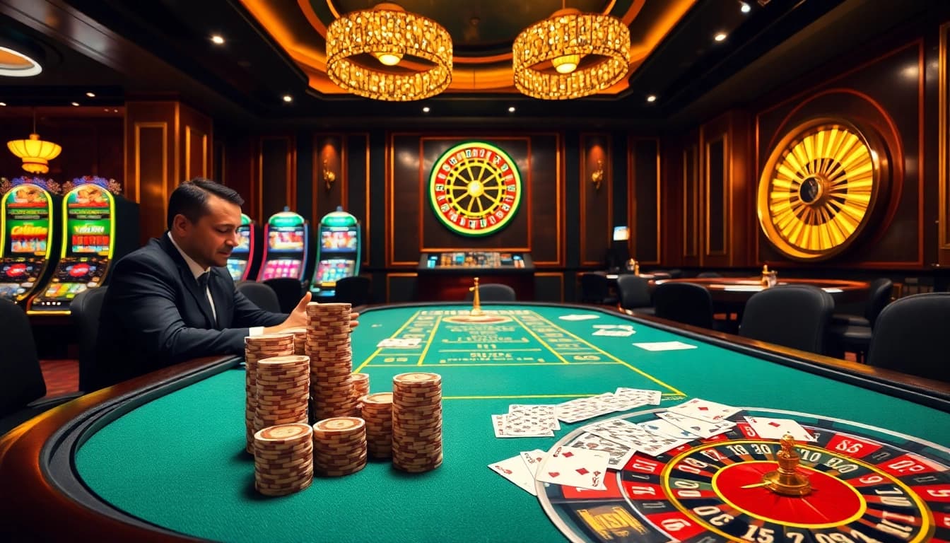 Exciting poker action at a luxury casino with vibrant elements from https://www.bdtk66.blog/.