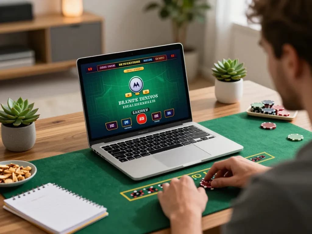 Engaging in exciting online blackjack gameplay at home with GG88 hu interface displayed