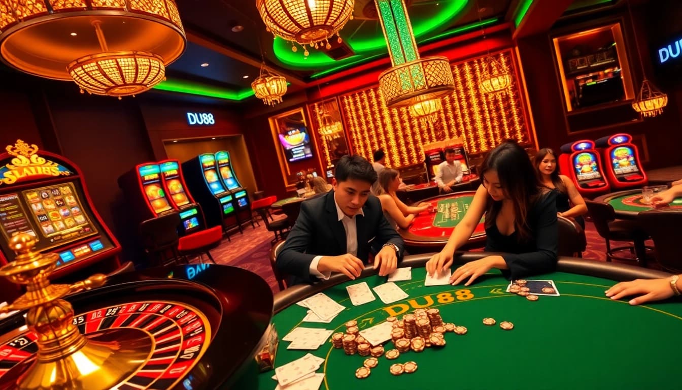 Experience high-stakes gaming at https://du88.sbs/ with thrilling roulette and poker excitement.