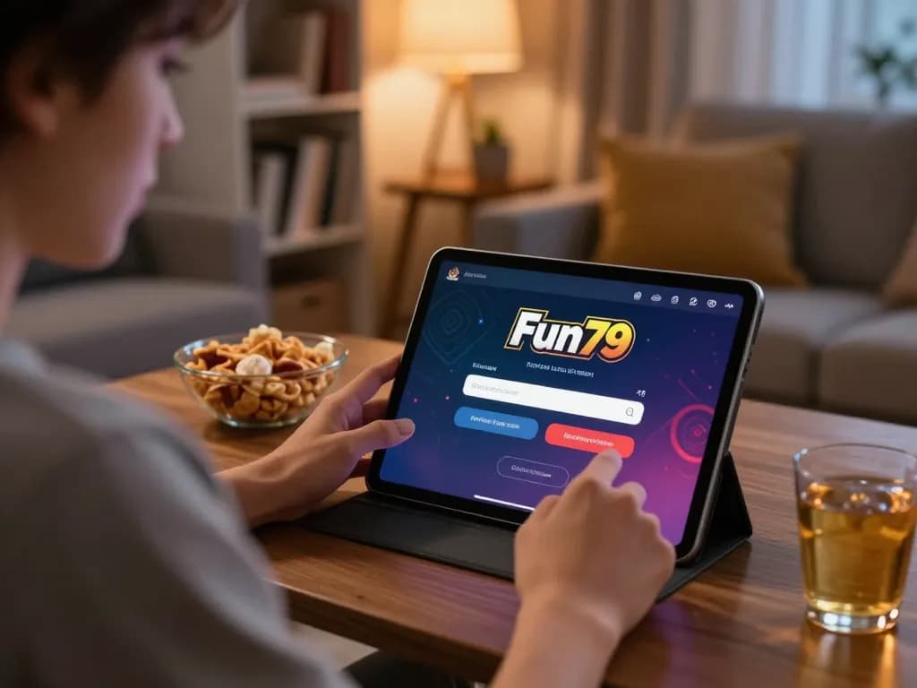 Engage in responsible gaming as you log in to Fun79 from your cozy home setup.