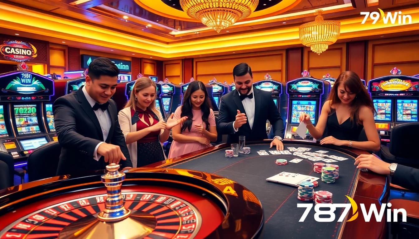 Experience the excitement of 789Win with lively casino games and vibrant atmosphere.