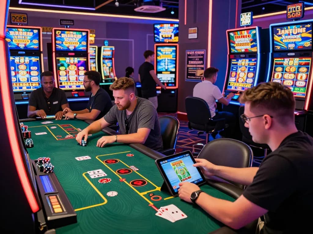 Excited players actively engaged in online gambling at SC88, showcasing vibrant gaming atmosphere and exclusive offers.