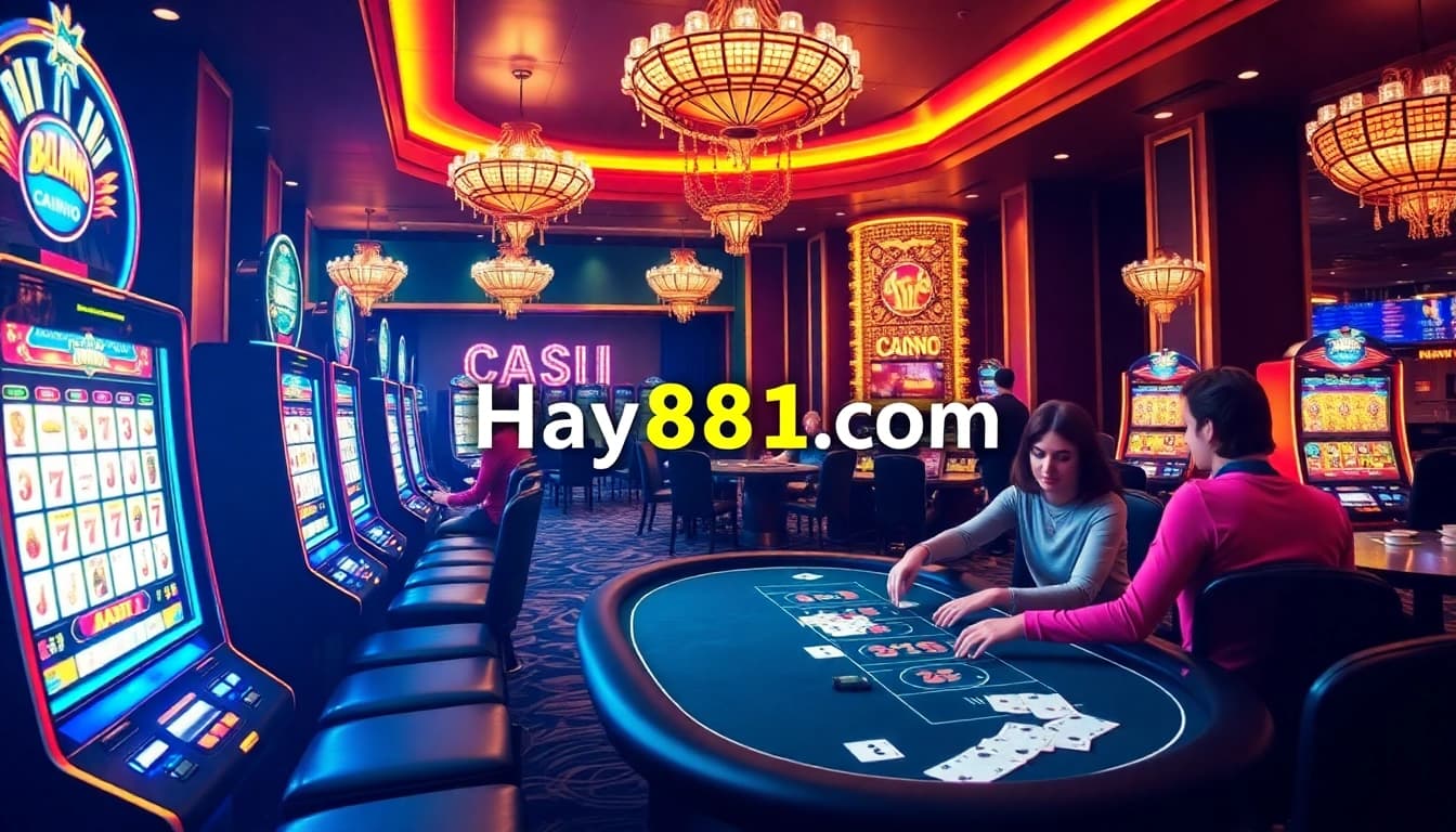 Experience high-stakes excitement at Hay881.com, featuring lively casino games and engaging players.