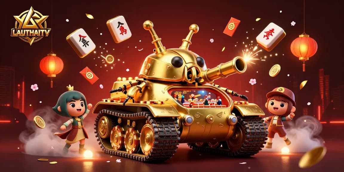 Engage in thrilling gameplay and vibrant experiences with LAUTHAITV's immersive casino illustration.