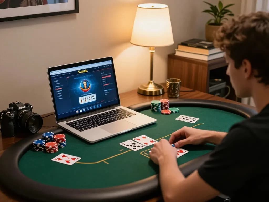 Experience Sunwin online poker with thrilling gameplay from the comfort of home.