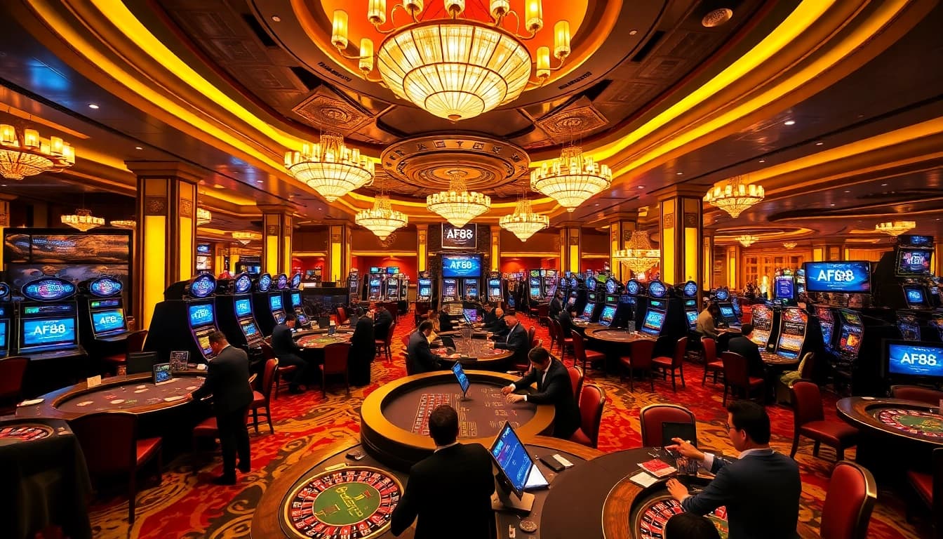 Experience the excitement of gambling at AF88 with vibrant tables and lively gameplay.