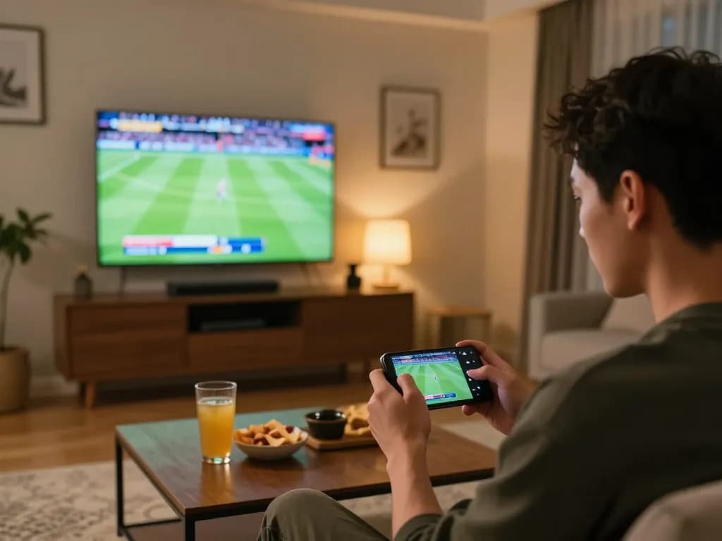 Experience strategic betting with abc8go on your smartphone in a cozy home setting.