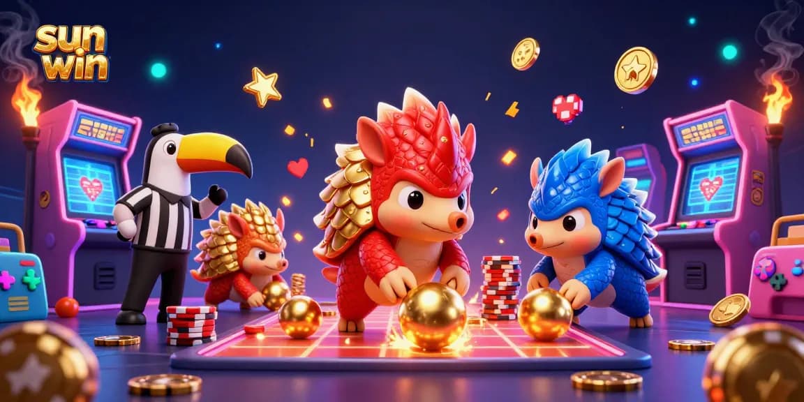 Experience the sun win excitement with rival pangolins in a dynamic casino environment.