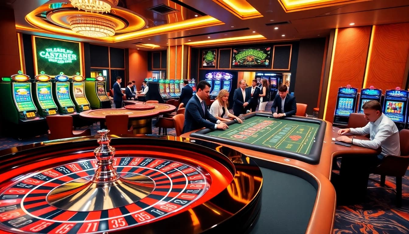 Players enjoying high-stakes games at MM88, showcasing the essence of online gambling excitement.