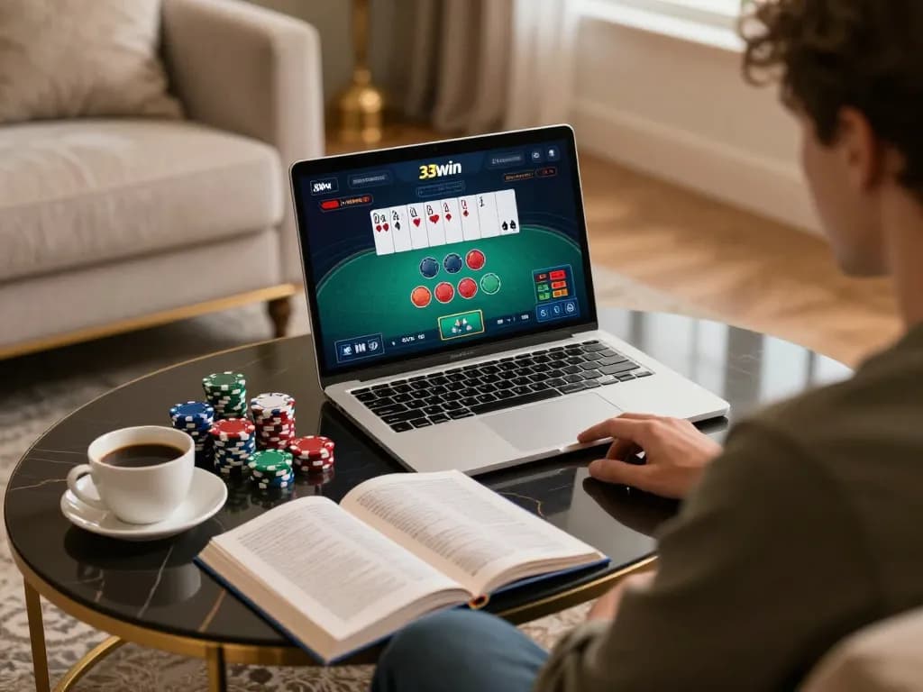 Join the online poker action on 33win with stylish setup and engaging gameplay.