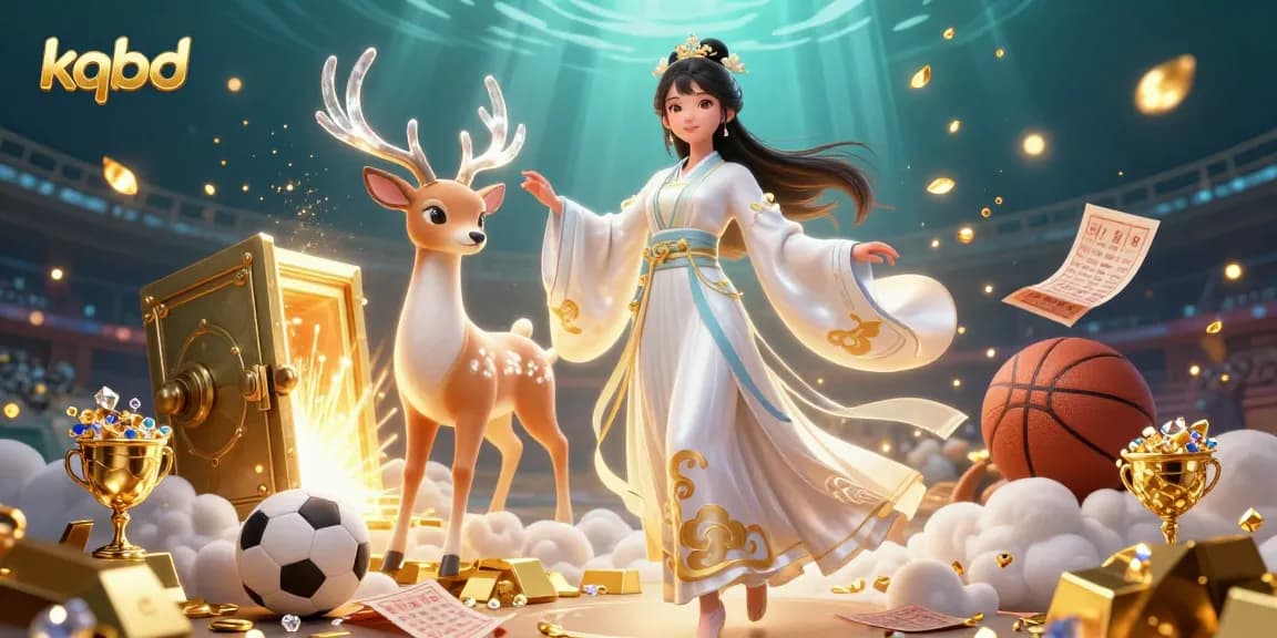 Experience thrilling kqbd sports betting with dynamic illustrations of sports elements and beautiful characters.