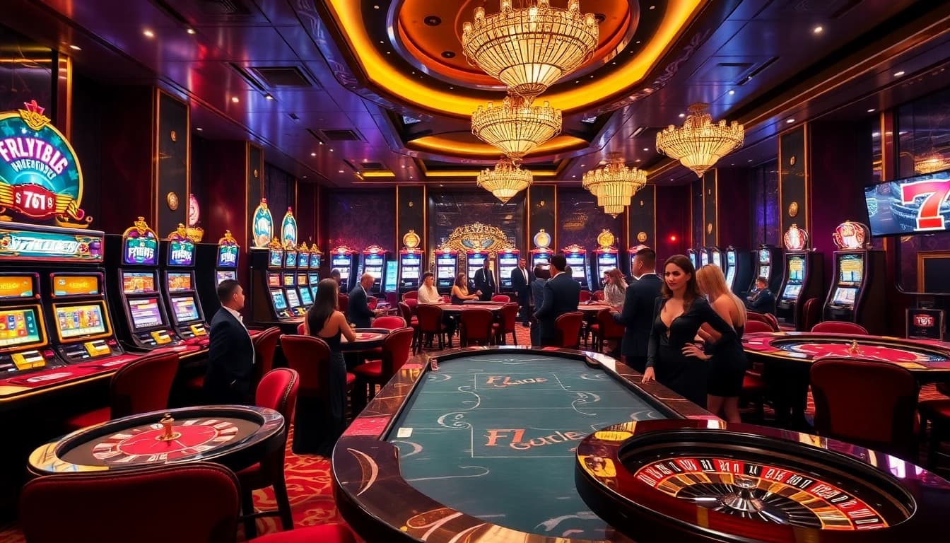 Experience high-stakes gaming at https://fly88.ae.org/ with luxurious tables and vibrant slot machines.