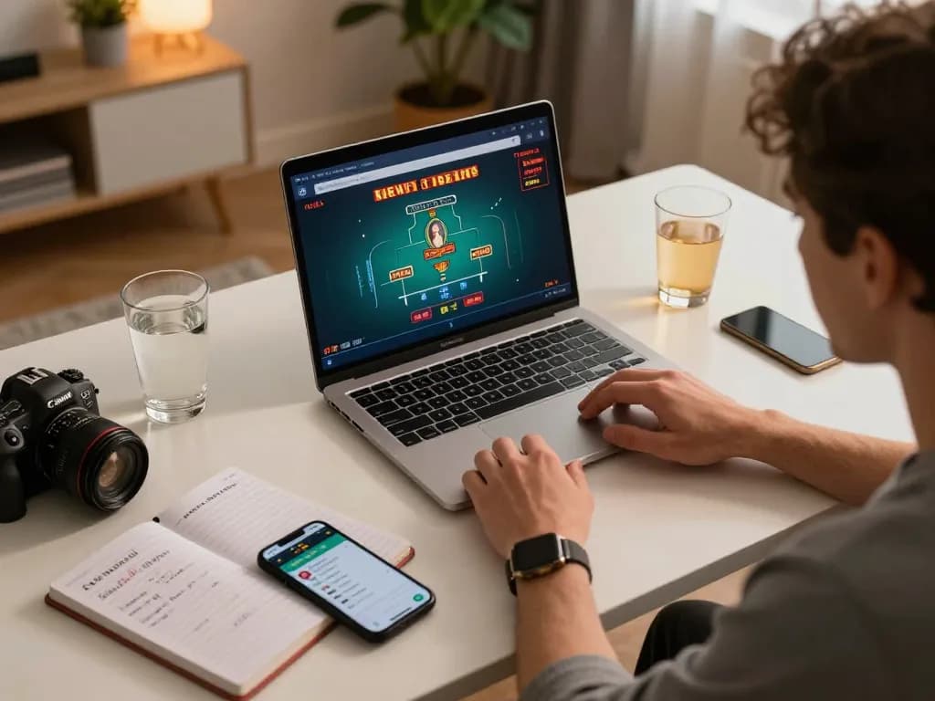 Fly88 online gaming setup showcasing strategic betting display with live dealer interaction.