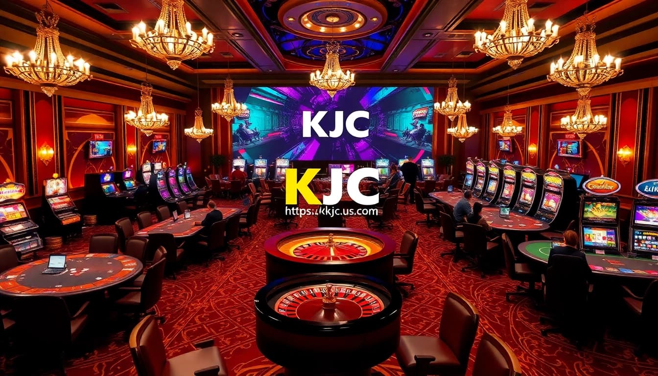Experience engaging players at KJC (https://kjc.us.com/) during an exciting casino game.