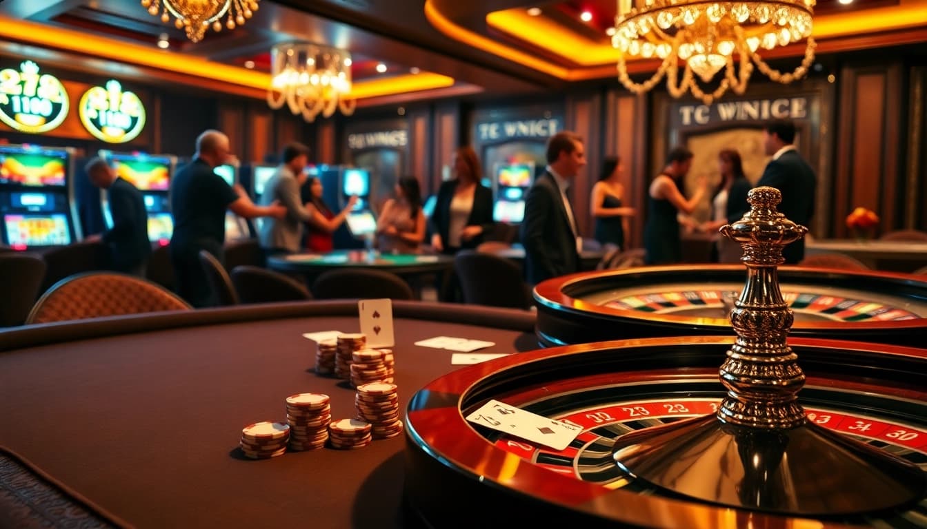 Experience the excitement of gambling with 789 VIP at an elegant poker table featuring vibrant cards and chips.