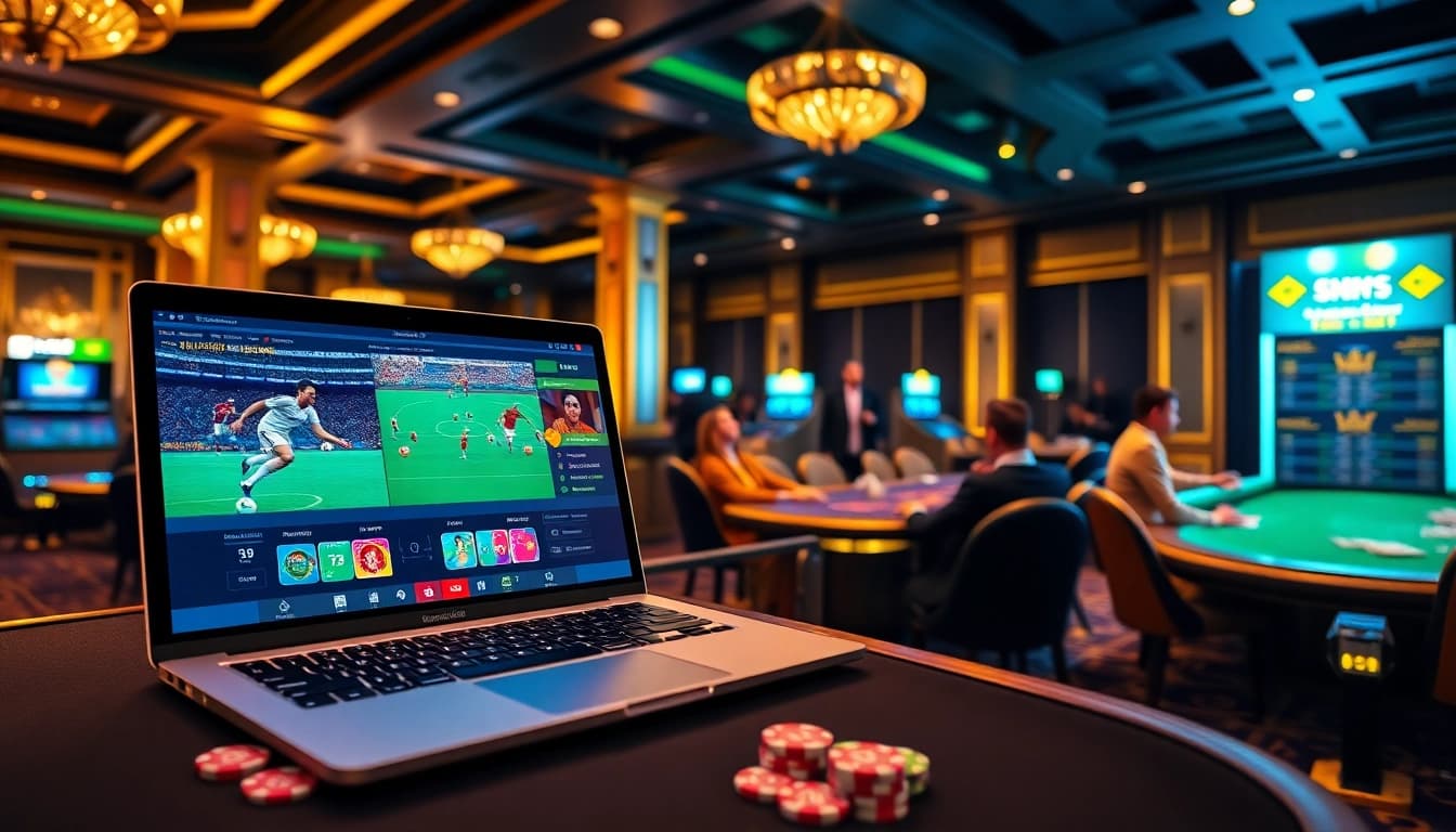 Experience the best of online gambling with luongson171tv featuring vibrant casino settings.