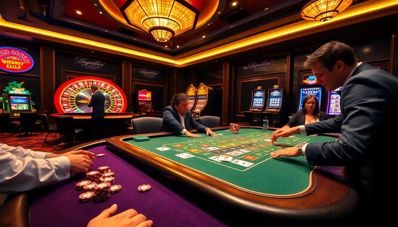 Experience the thrill at 888 new with luxury blackjack and roulette games in a vibrant casino atmosphere.