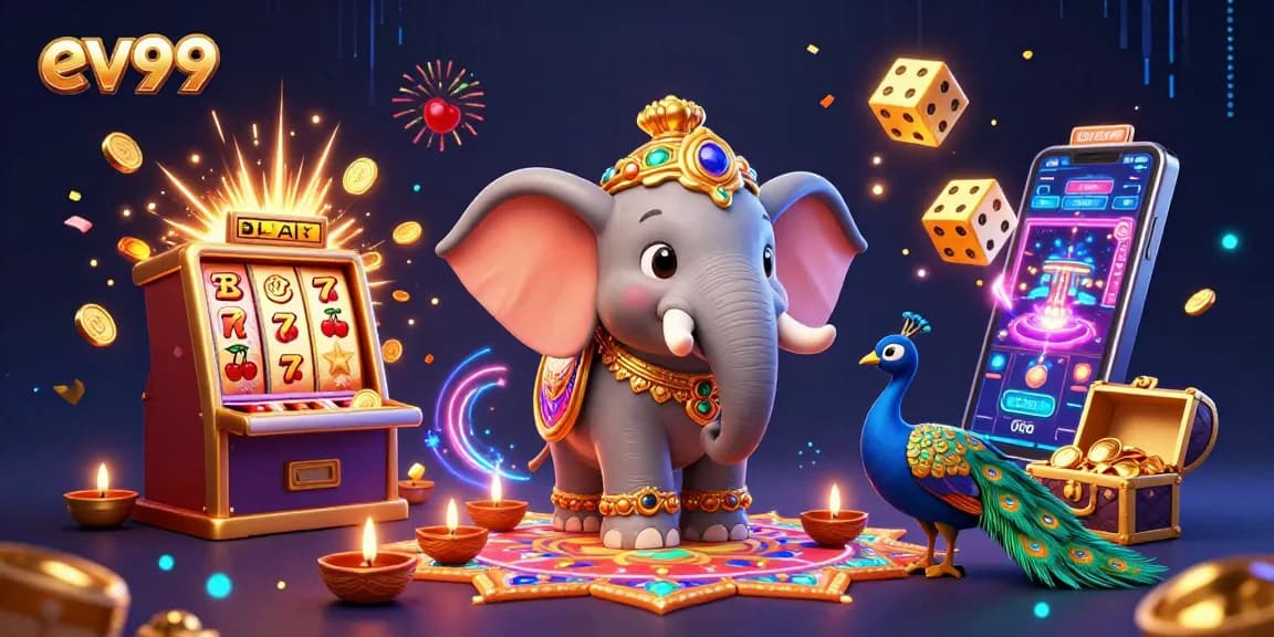 Spin the reels for big wins at ev99 with vibrant slots and festive characters for a thrilling gaming experience.