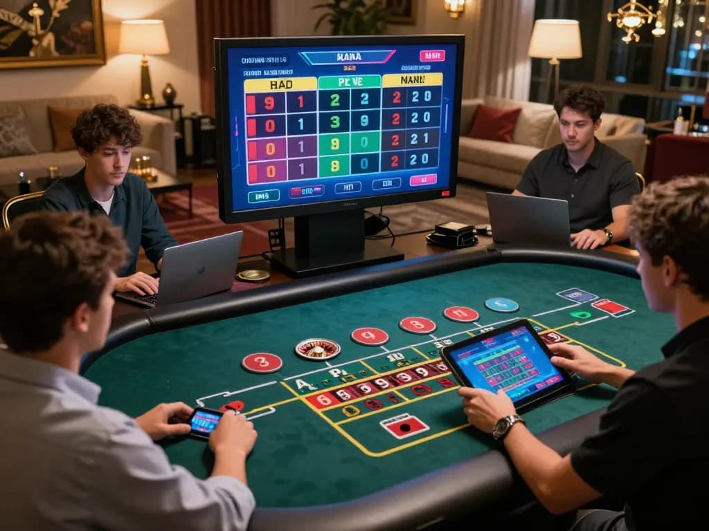 MM88 players placing strategic bets at an online roulette table with live dealer interaction.