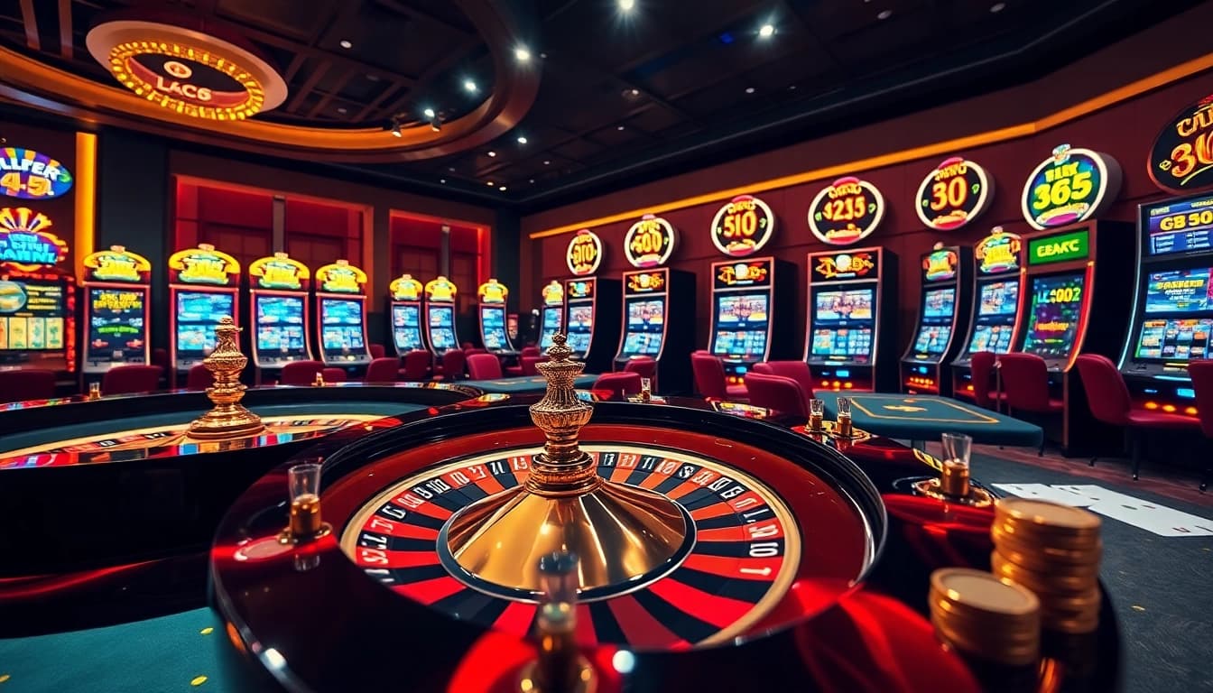 Experience high-stakes gaming at LC88 with exciting roulette and lively poker tables.