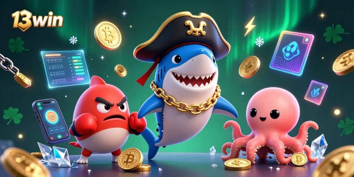 Experience thrilling gameplay at 13win with vibrant characters and exciting casino elements.