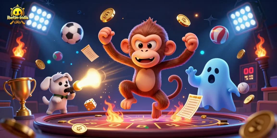 Engage in thrilling gameplay at ibetin-india with immersive casino visuals and dynamic sports scenes.