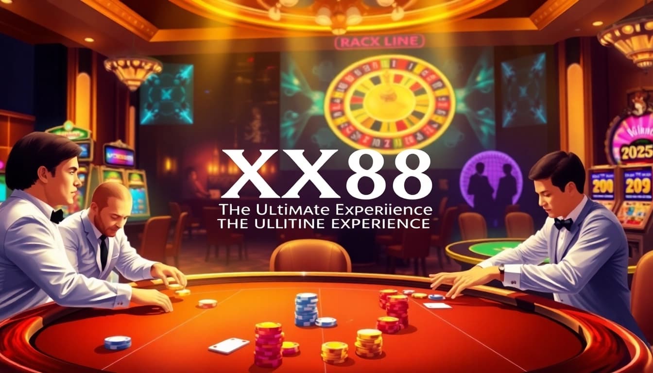 Experience the luxury of gambling at XX88, featuring an exciting casino scene with professional players.
