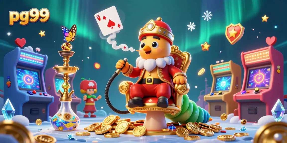 Experience thrilling gameplay at pg99 with the fantastical caterpillar sultan amidst casino glamour.