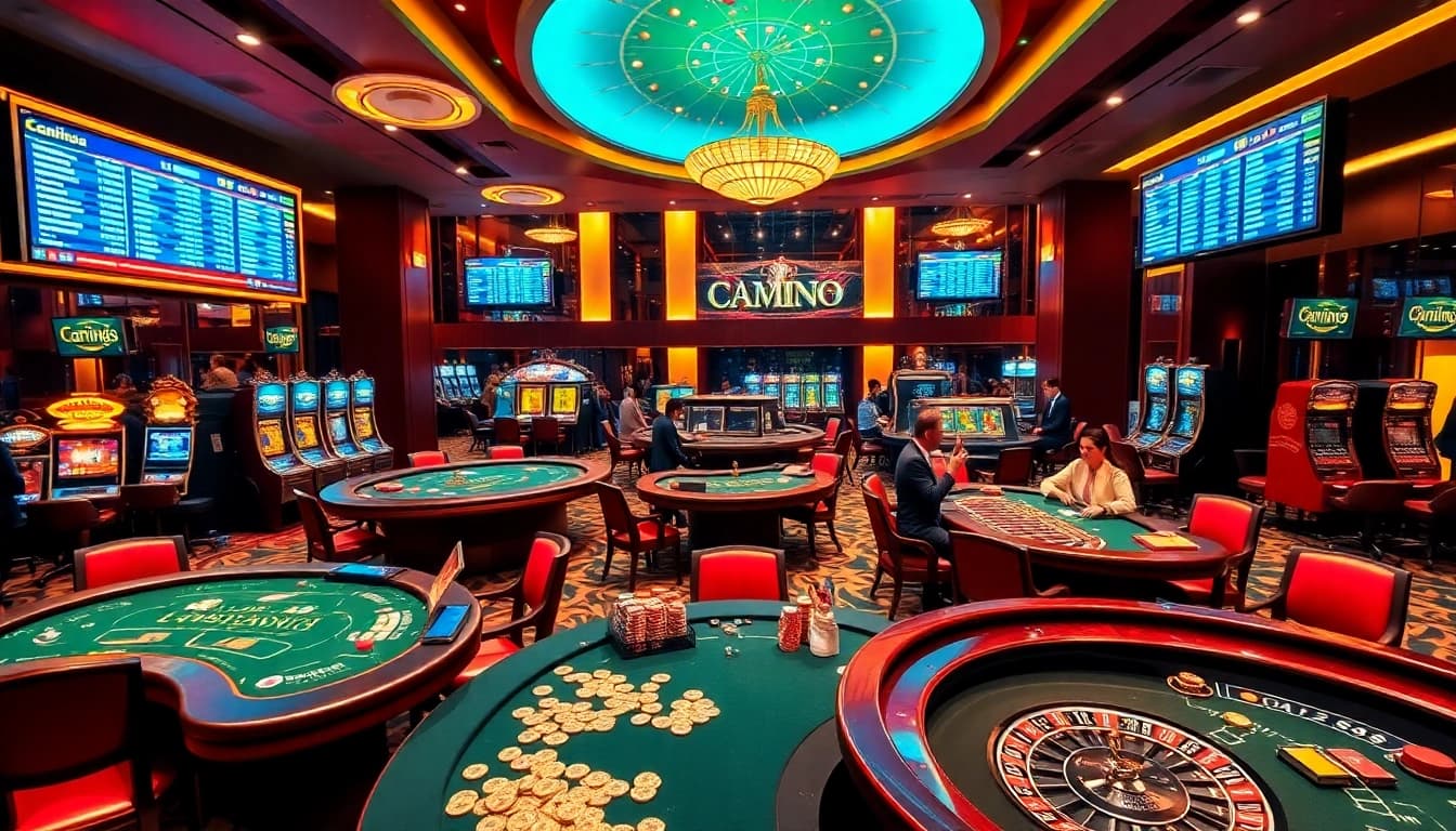 Experience the excitement at Trang chủ MM88 with vibrant casino tables and thrilling games.