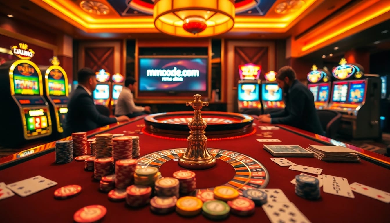 Engage in thrilling games at mmoo.de.com with vibrant casino tables and high-stakes environments.