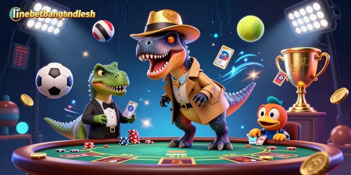 Experience thrilling gameplay at linebetbangladesh with vibrant characters and dynamic sports elements.