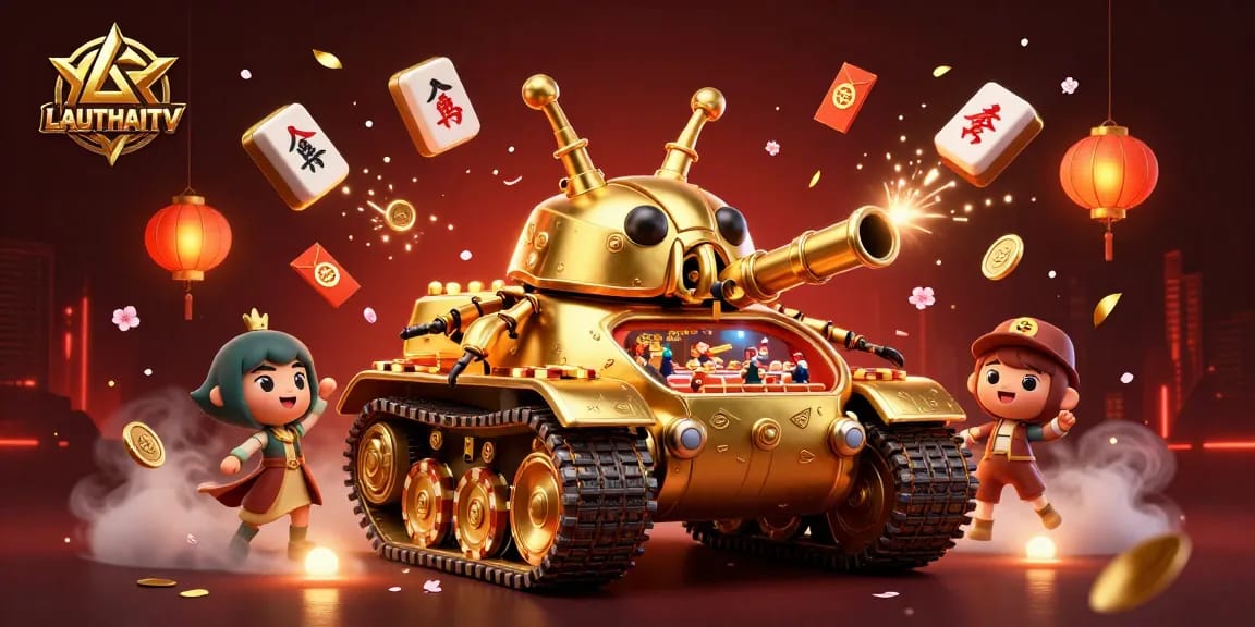 Engage in thrilling gameplay and vibrant experiences with LAUTHAITV's immersive casino illustration.