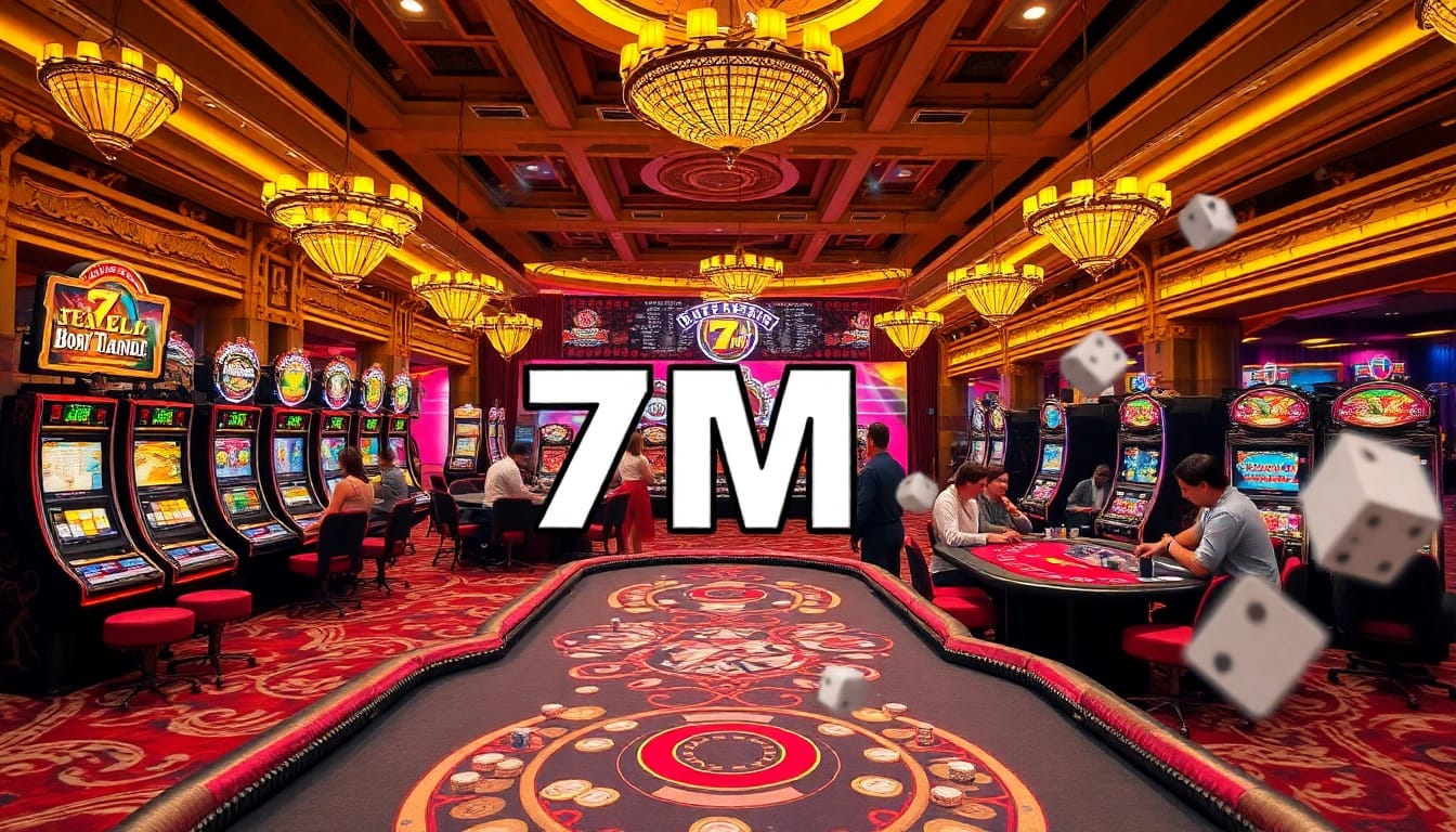 Experience the thrill of gambling at 7M with lively players and vibrant casino games.