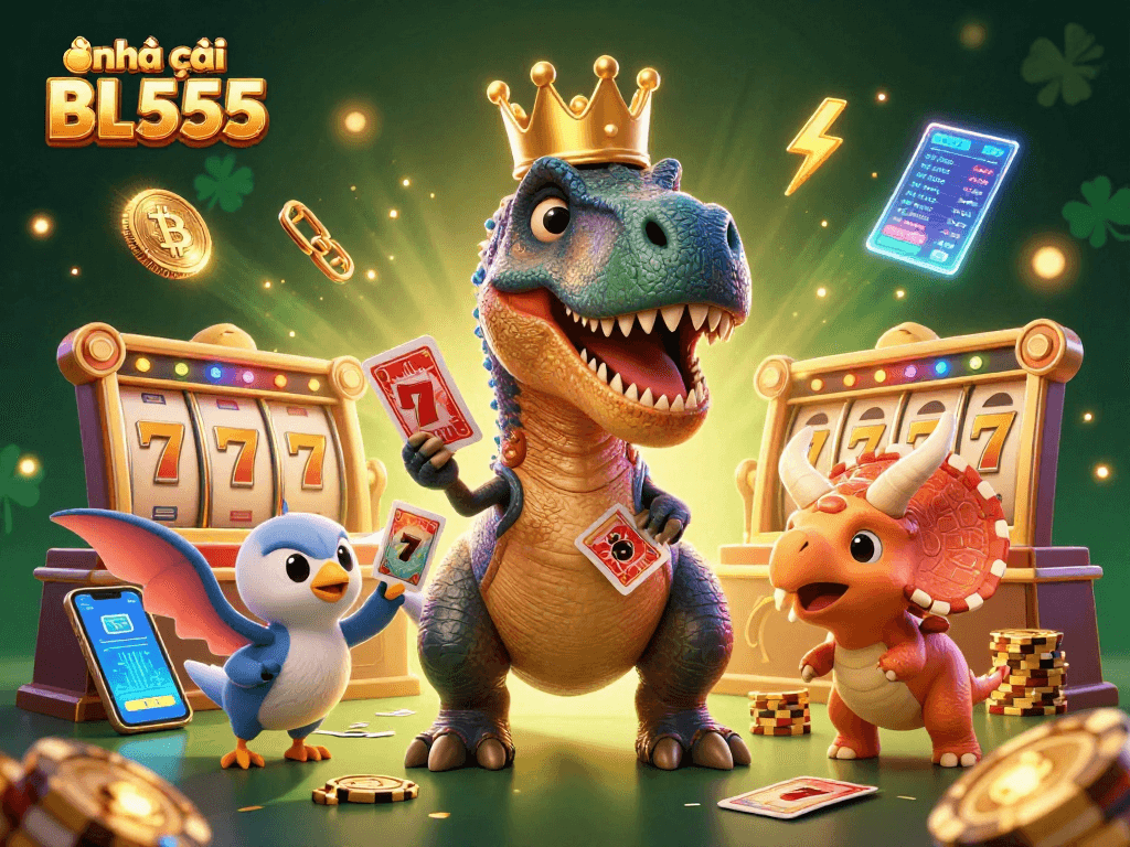Experience the thrill of winning at nhà cái BL555 with exciting slot games and vibrant characters.
